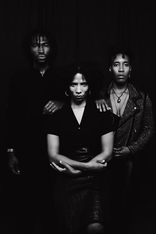 Základová fotografie zdarma na téma afroameričané, černobílý, černoši
