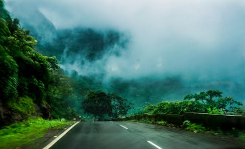 Photos gratuites de mousson, nuages, parcours nature