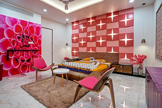 Image shows Shahrukh Khan's Mumbai staff quarters; a luxurious 1.35 Lakh sq ft apartment. Bollywood real estate.