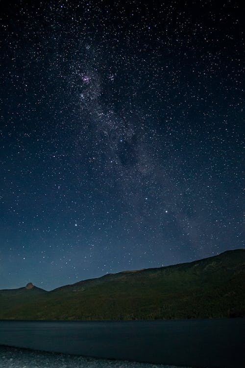 Gratis lagerfoto af astrofotografering, lodret skud, luftig