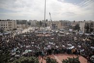Aerial Footage of People Protesting