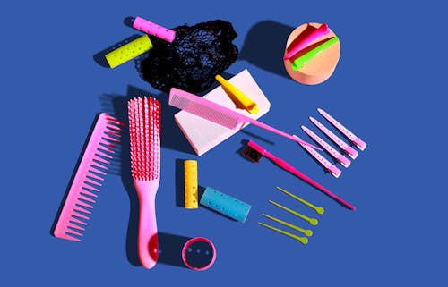 Flatlay of Hair Accessories