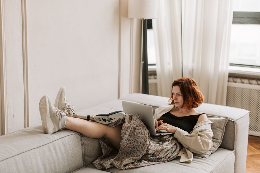 A creator working on a laptop at home — photo by Vlada Karpovich on Pexels