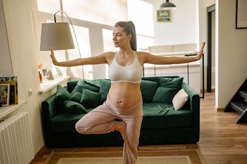Pregnant Woman doing Excercise 