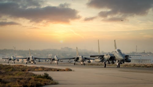 Jet Planes taking off