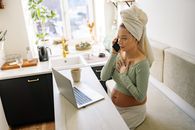 A Woman Talking on her Cellphone