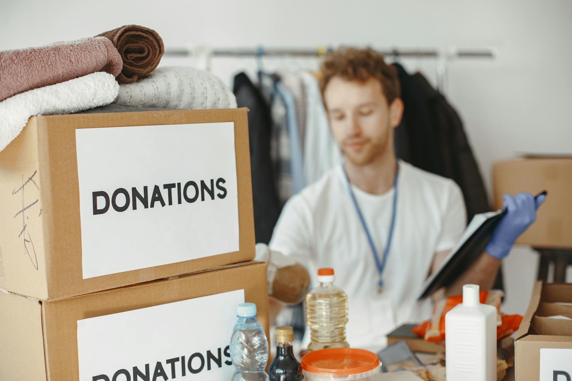 Close-up Photo of Donation Boxes