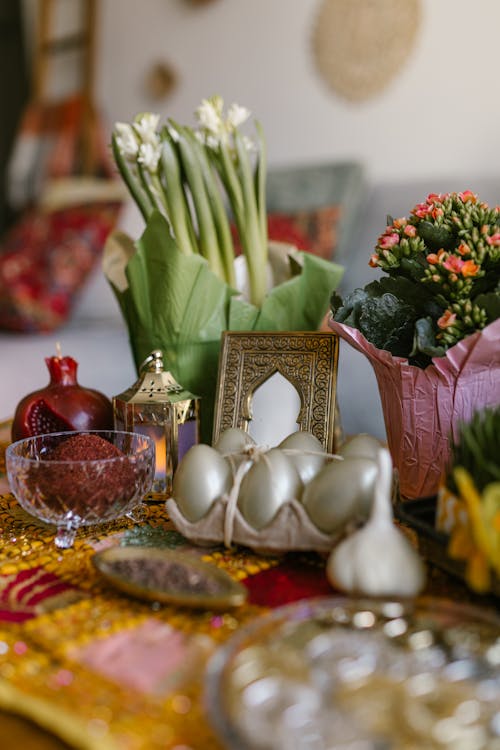 Traditional Food On Table 