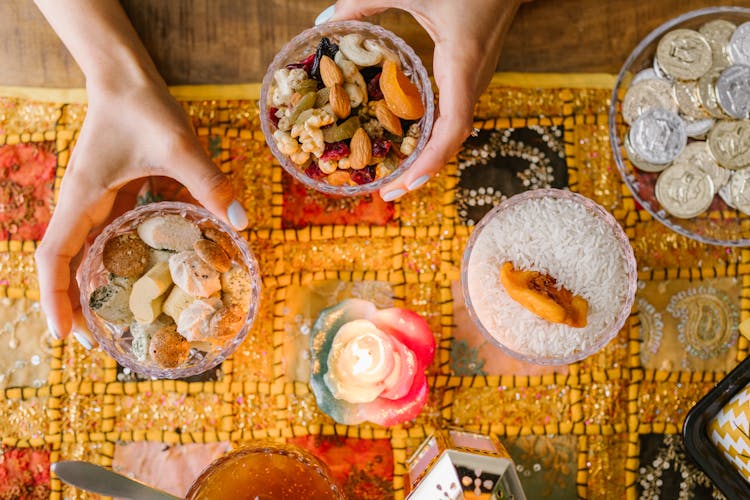 Photo Of A Traditional Table Setting During Nowruz