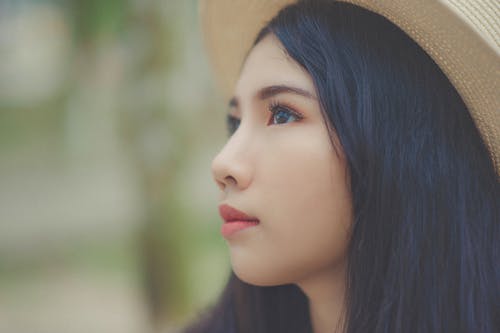 Free Woman Wearing Brown Fedora Hat Stock Photo