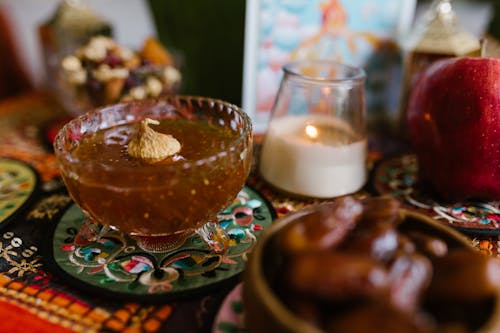 Traditional Food On Table