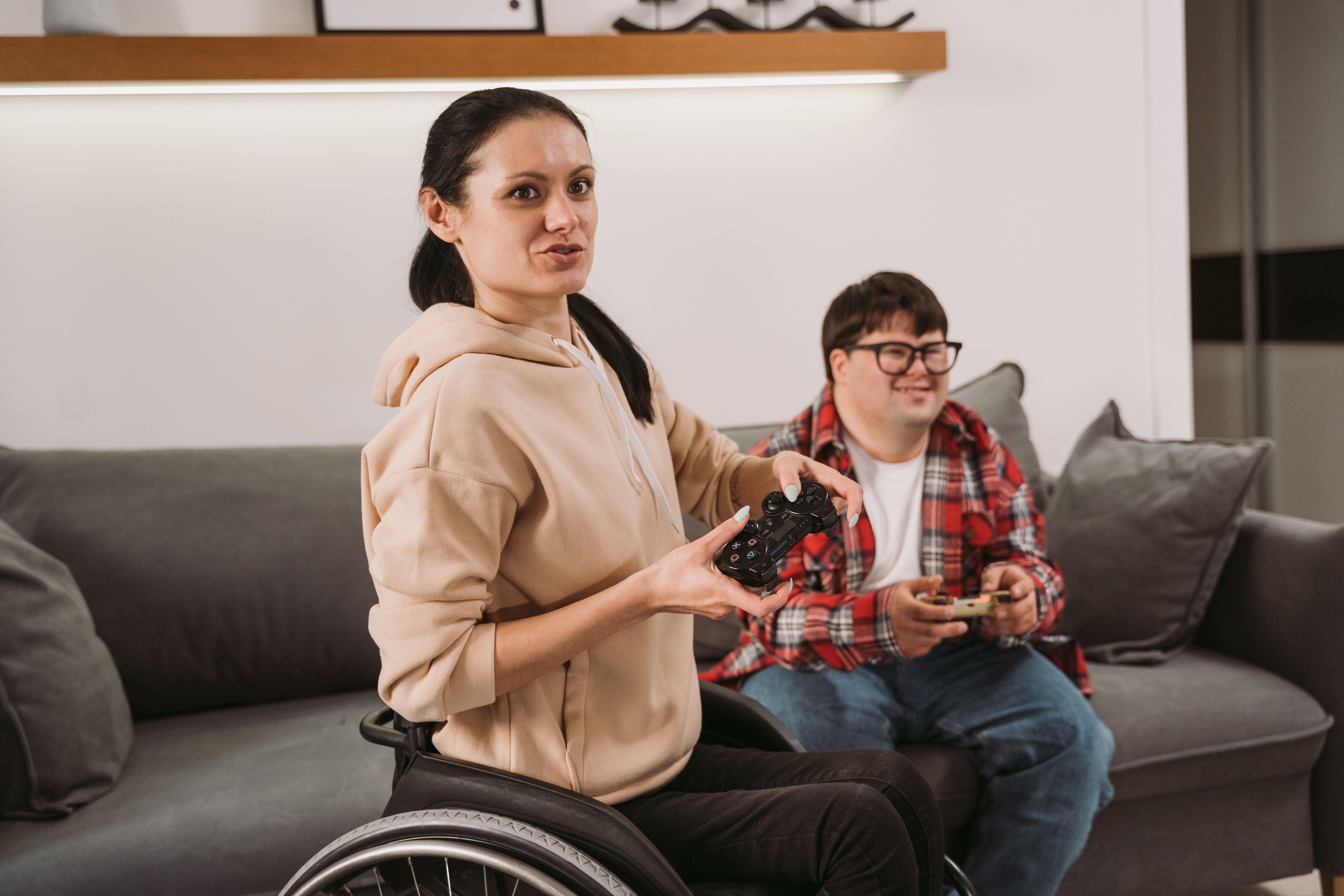 Warm home environment with natural light, representing safe supported independent living