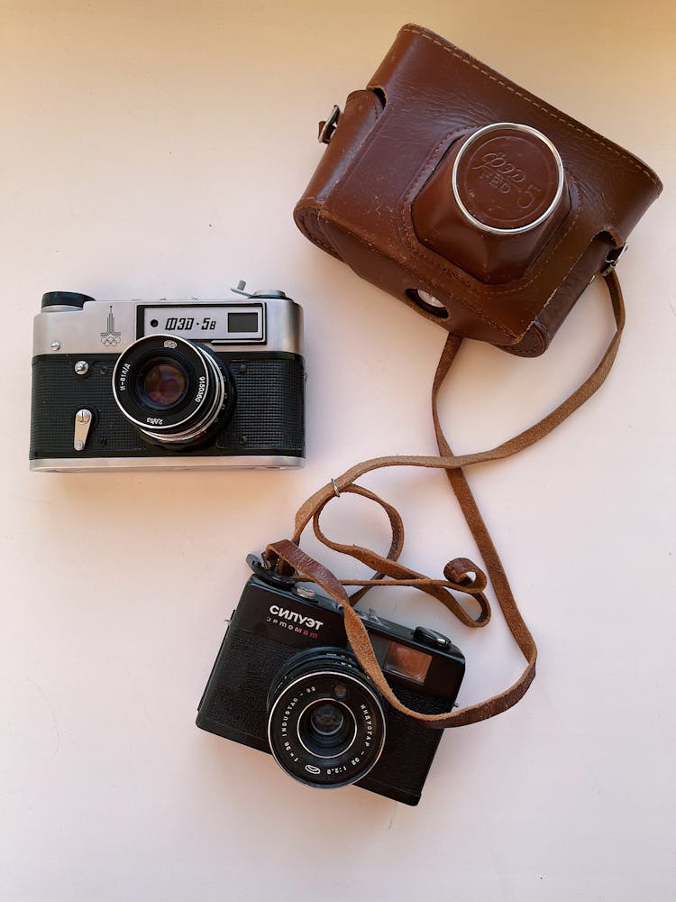 Collection Of Vintage Film Cameras