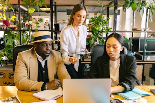 People in the Office Having a Meeting