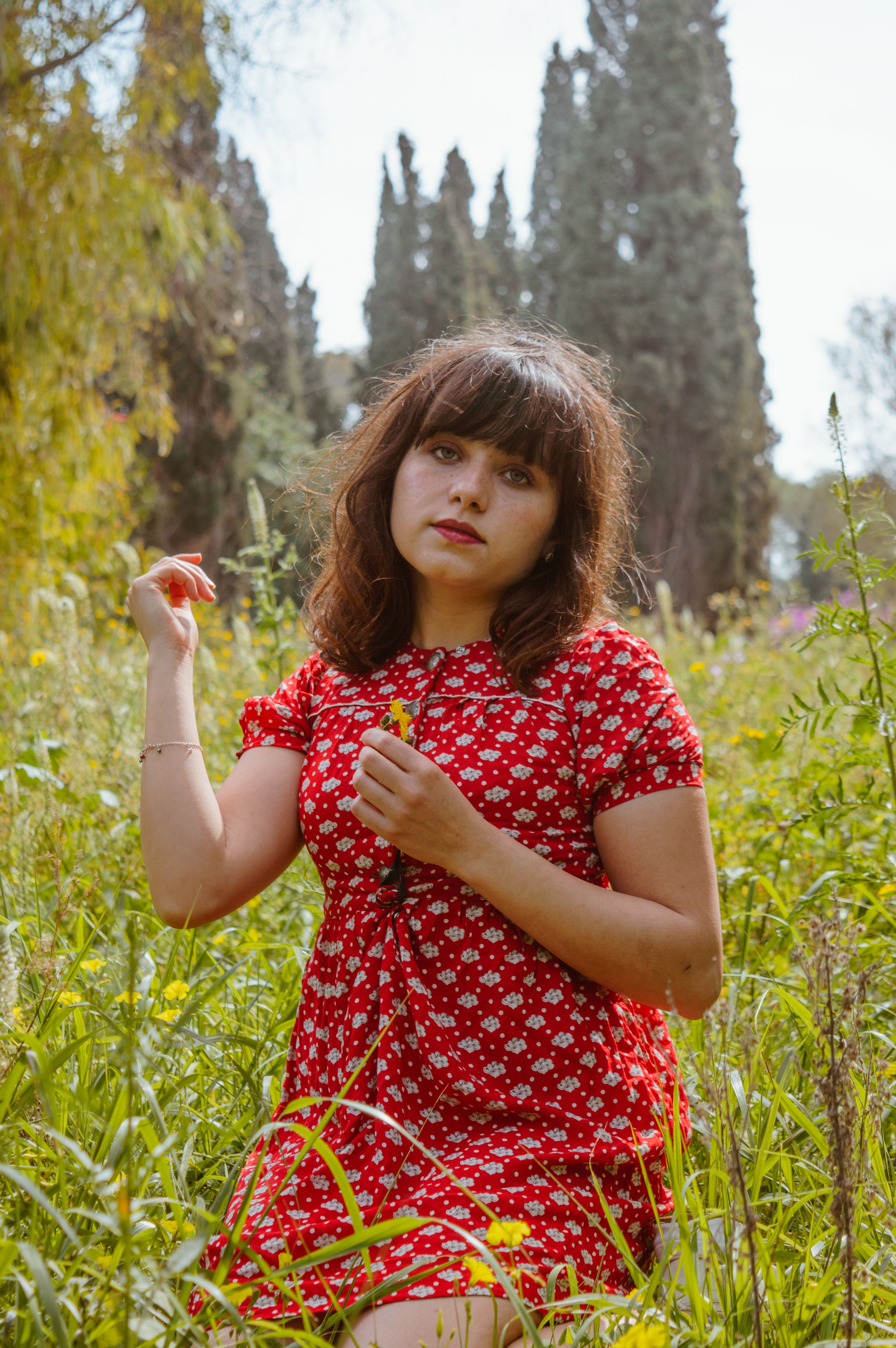 Vestido Floral Vermelho