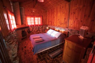 Soft bed in rural house