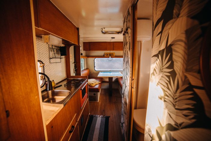 Furniture inside an RV