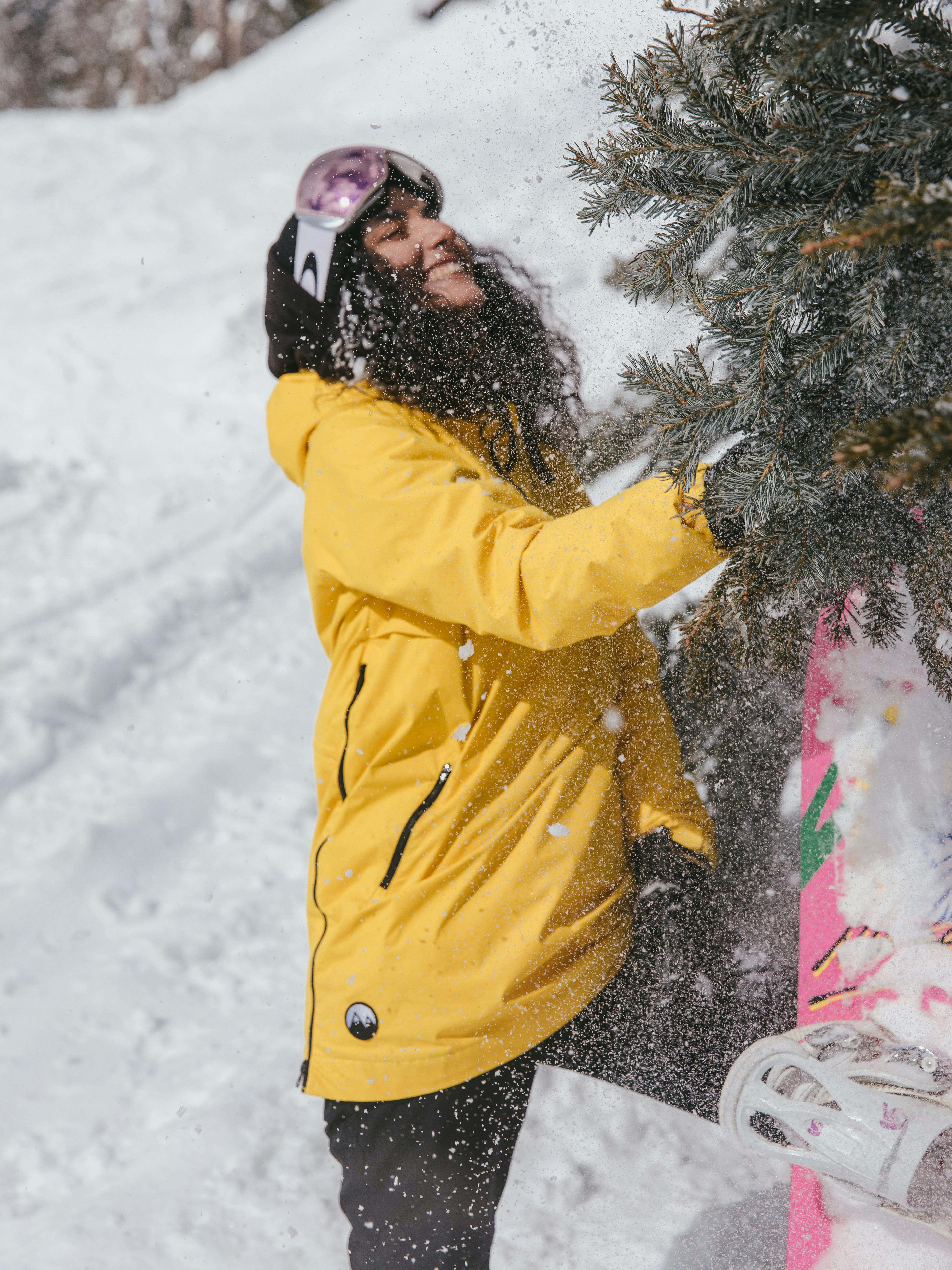 snow people woman girl