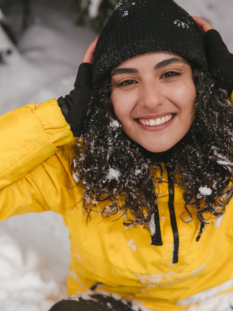 Portrait Of A Woman Smiling 