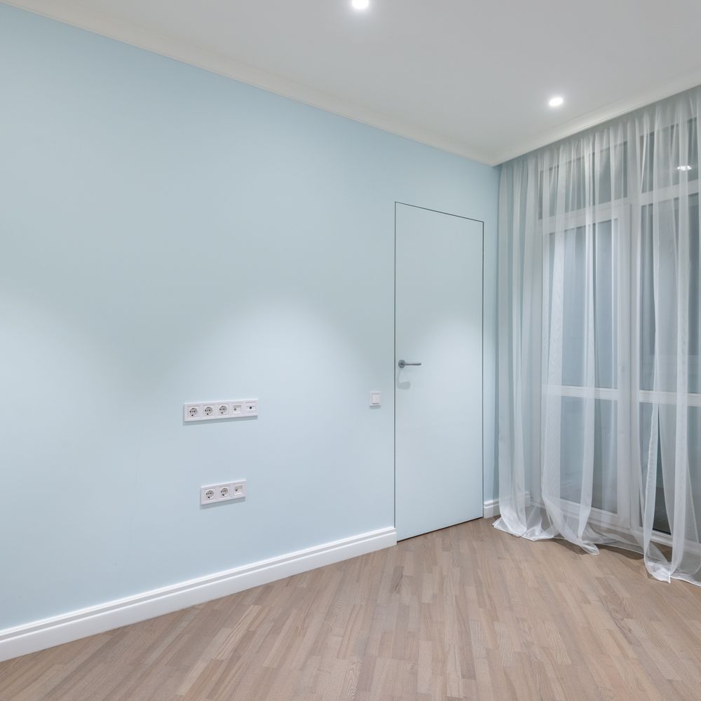 Masonry and Render Painting in Harefield — surfaces prepped and cut in by hand