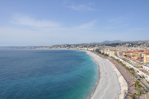 Foto stok gratis cote d azur, fotografi drone, fotografi udara