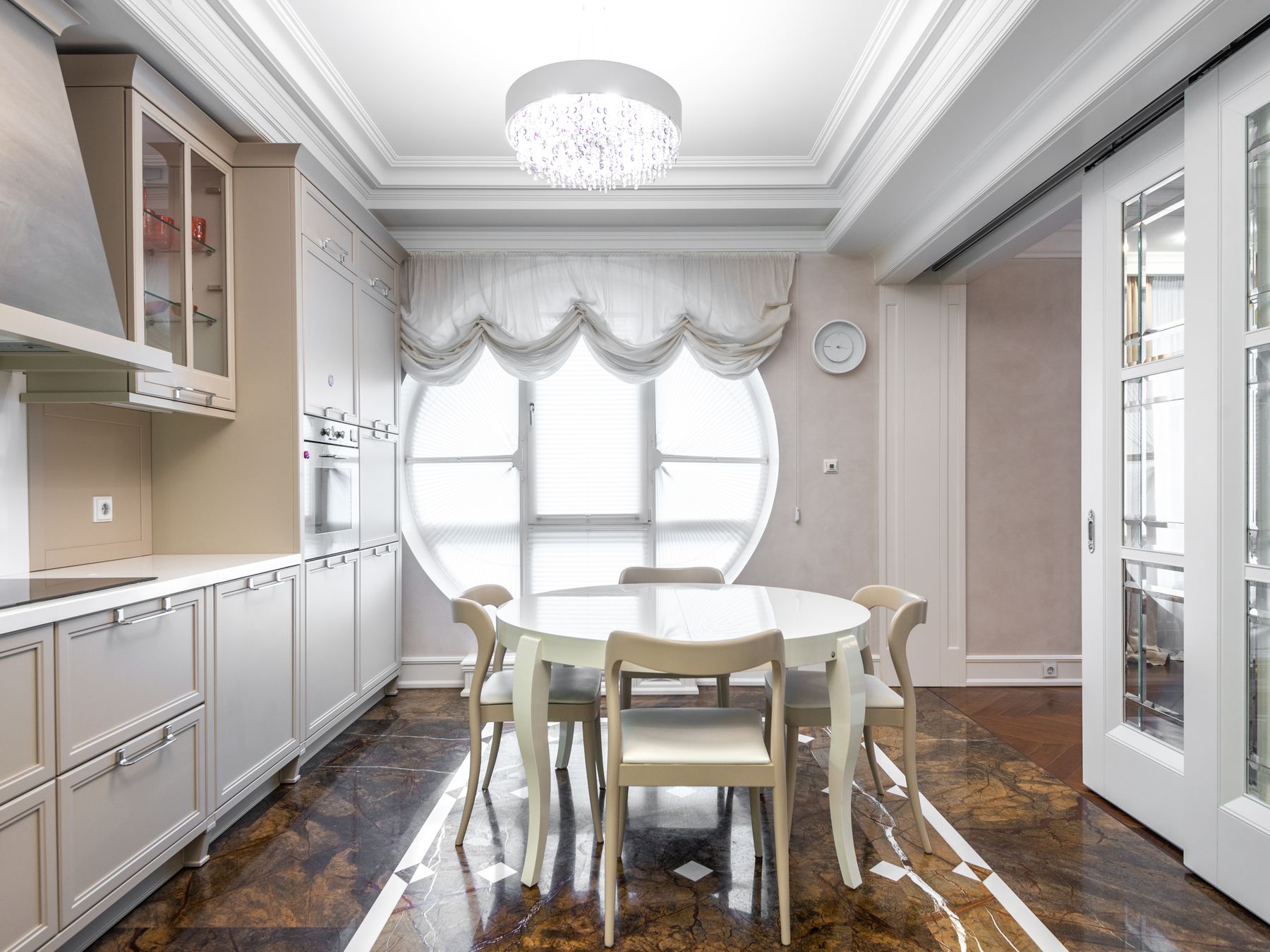 Kitchen Spraying in Plumstead — surfaces prepped and cut in by hand