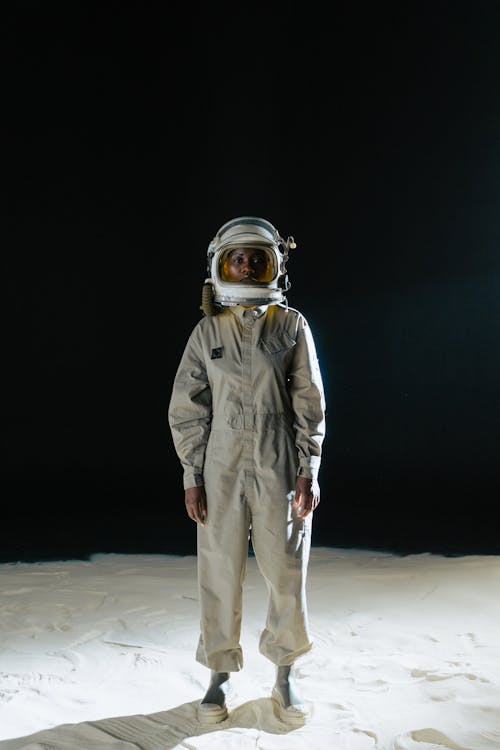 Free Person Wearing Spacesuit Stock Photo