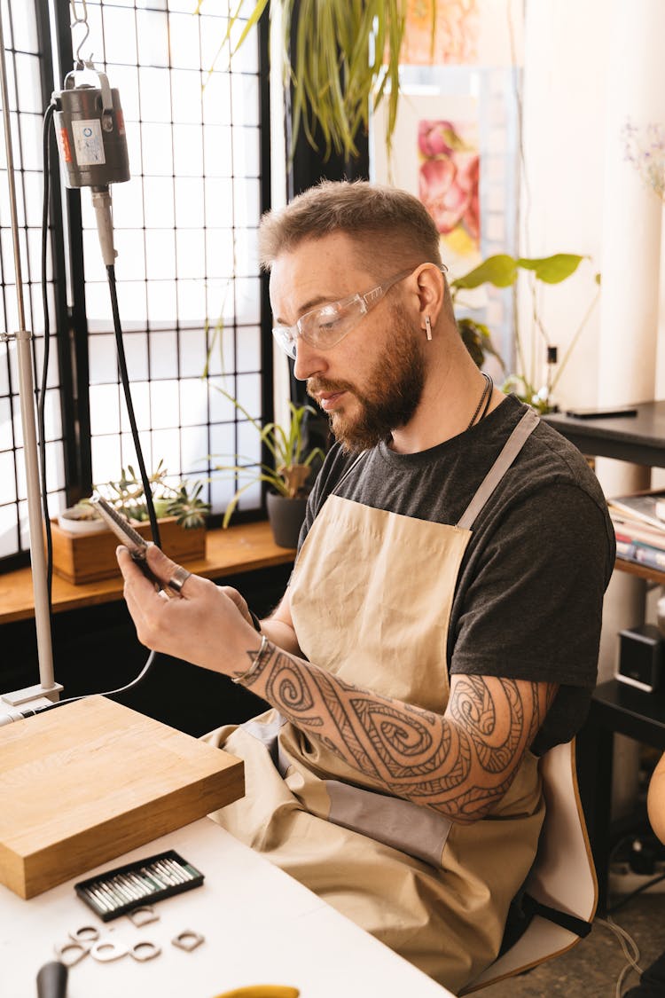 Craftman With Eyeglasses