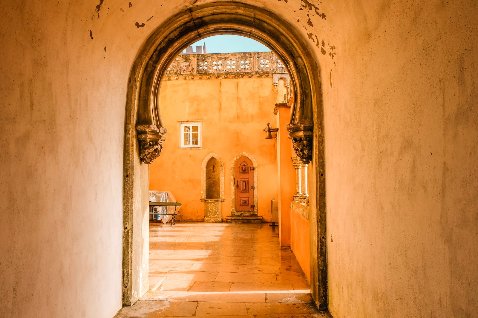 The arched passage, The Kothi House