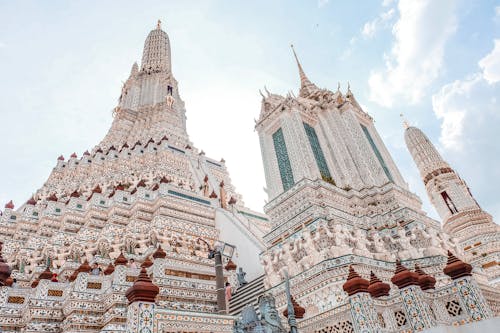 Low Angle Shot of Wat Arun in Bangkok, Thailand
