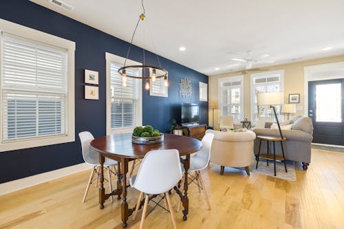 A Dining Area Near the Living Room