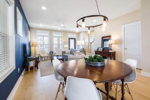 A Dining Area Near the Living Room