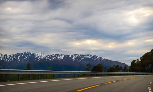 Gray Concrete Road