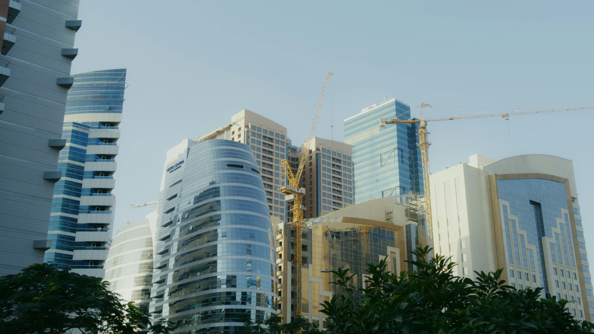 White and Blue Concrete Building