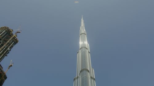Imagine de stoc gratuită din Burj Khalifa, centrul orașului, cer albastru