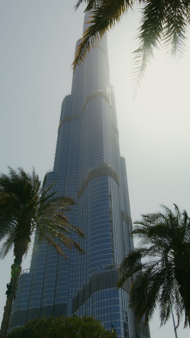 Famous Burj Khalifa Tower In United Arab Emirates