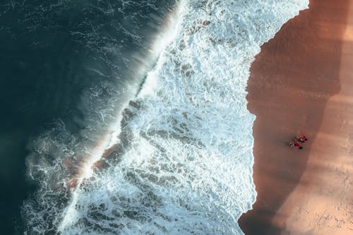 Fotobanka s bezplatnými fotkami na tému letecké snímkovanie, more, oceán