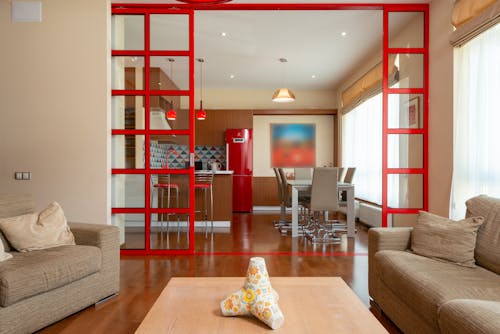 Free Contemporary apartment with stylish interior Stock Photo