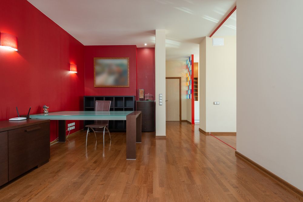 Interior painting Melbourne – red feature wall