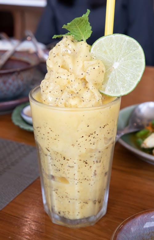 An Icee Cold Drink in Glass