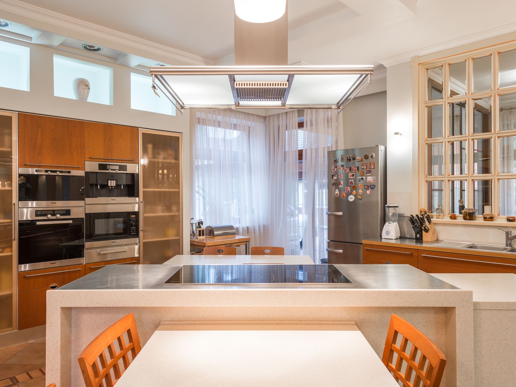 Kitchen Spraying in Crossness — woodwork brushed to a crisp, smooth line