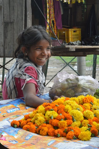 Free stock photo of girl, village, village girl