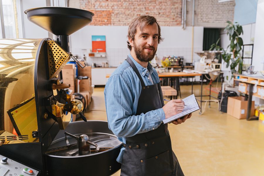 Notes being taken beside the roaster