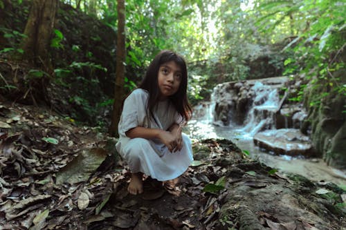 Photo Of Girl Wearing White Dress