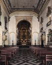Brown Wooden Benches Inside Church