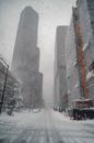Snow Covered Road Near Building