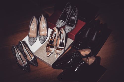 Free Chic display of designer high heels and formal shoes in Minhang Qu, Shanghai. Stock Photo