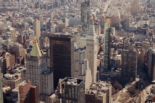 Free An Aerial Shot of New York City Stock Photo
