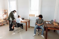 Free stock photo of 3 person, adult, at work