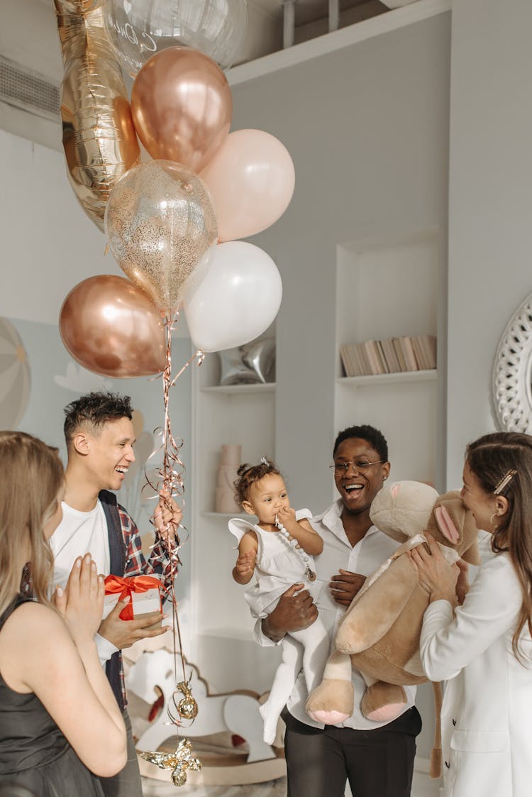 Birthday Celebration At Home With Balloons